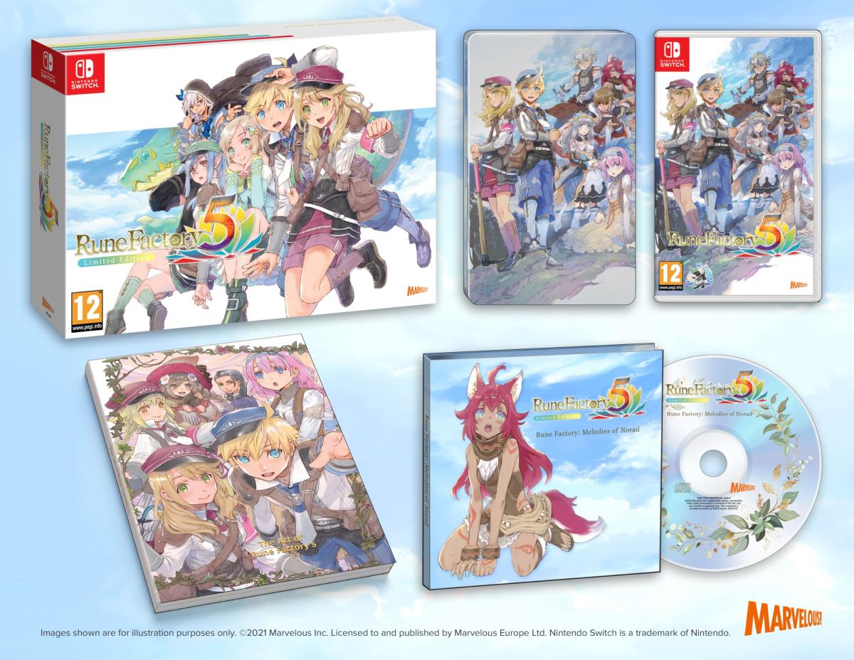 Rune Factory 5 Limited Edition Nintendo SWITCH