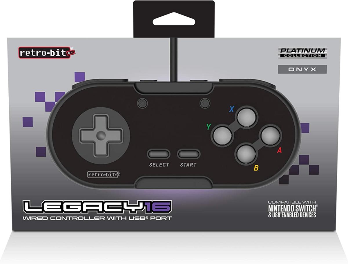 Retro - Bit Legacy 16 USB pad Black - Manettes - retro - bit - Shop Just for Games