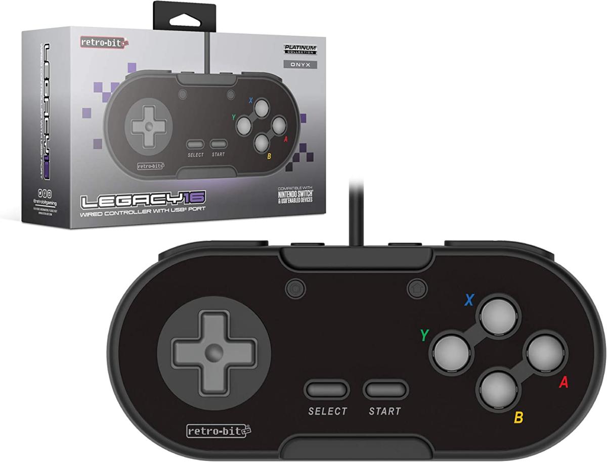 Retro - Bit Legacy 16 USB pad Black - Manettes - retro - bit - Shop Just for Games