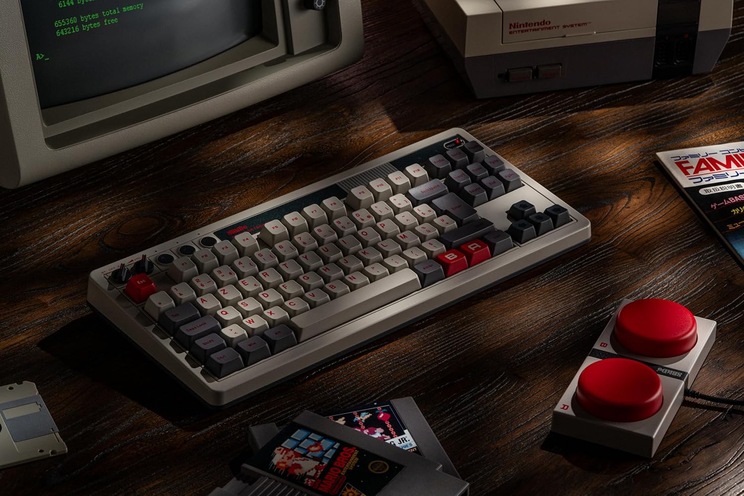 Retro Mechanical Keyboard N Edition (Clavier Azerty 87 touches) - Claviers - 8Bitdo - Shop Just for Games