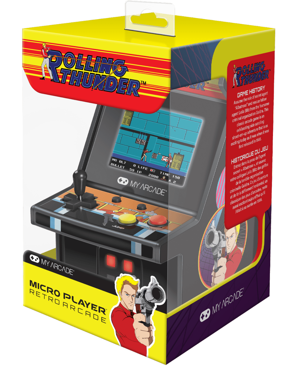 My Arcade - Micro Player Rolling Thunder - Console portable - My Arcade - Shop Just for Games