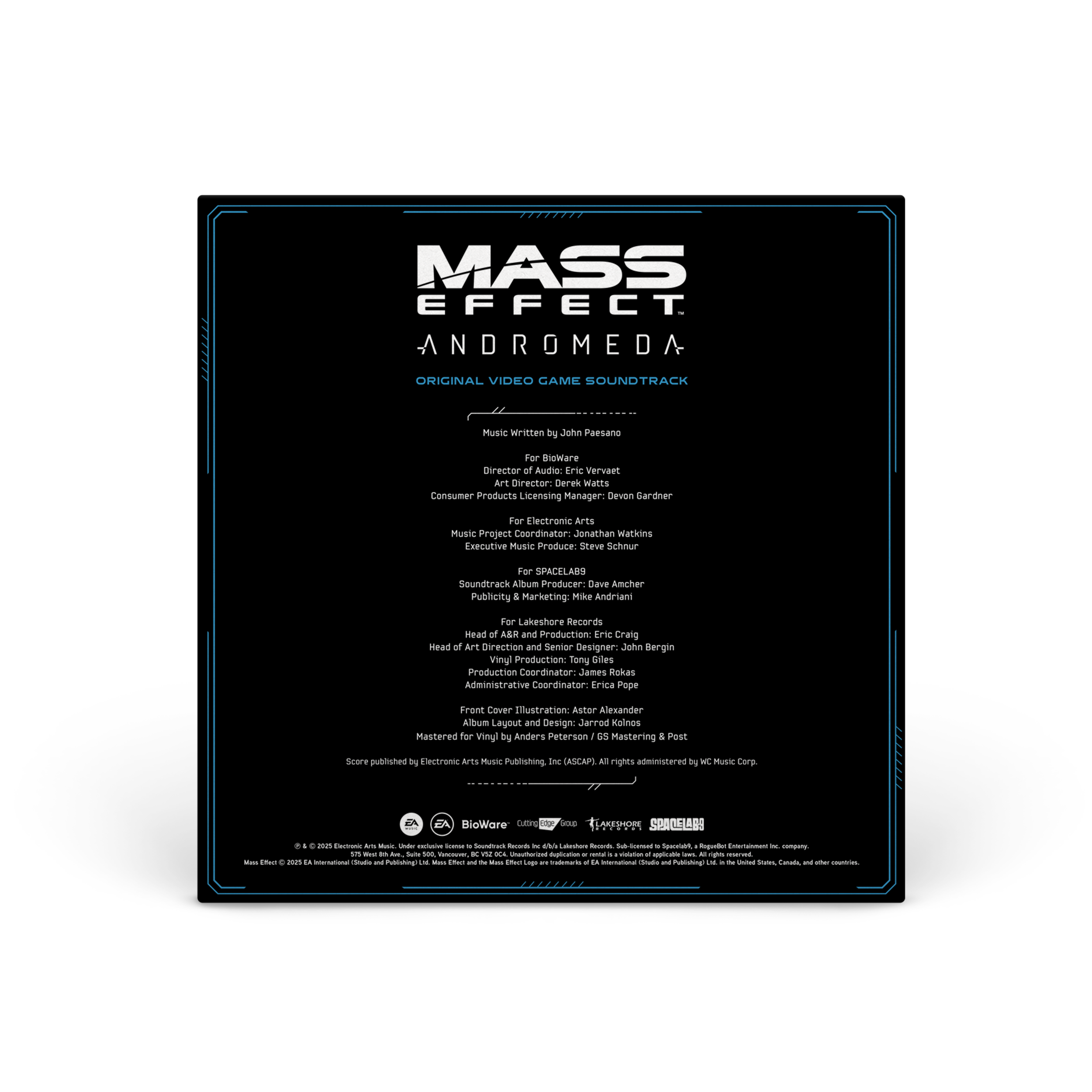 Mass Effect Andromeda Vinyl 3LP