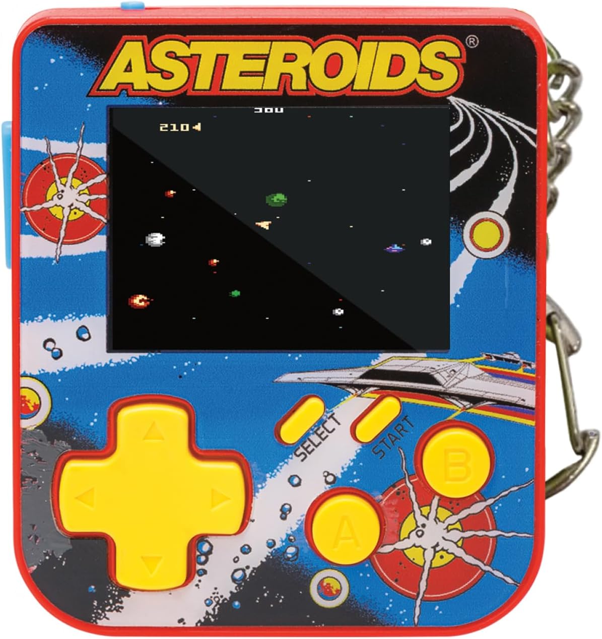 Super Micro Atari Asteroids Porte Clefs Gamer