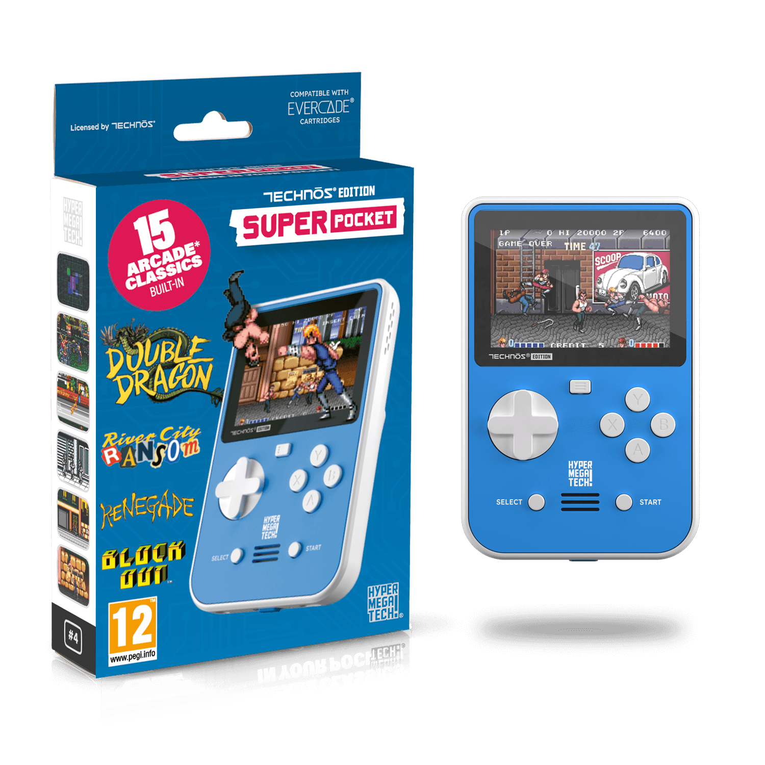 TECHNOS Super Pocket - Console portable - Evercade - Shop Just for Games