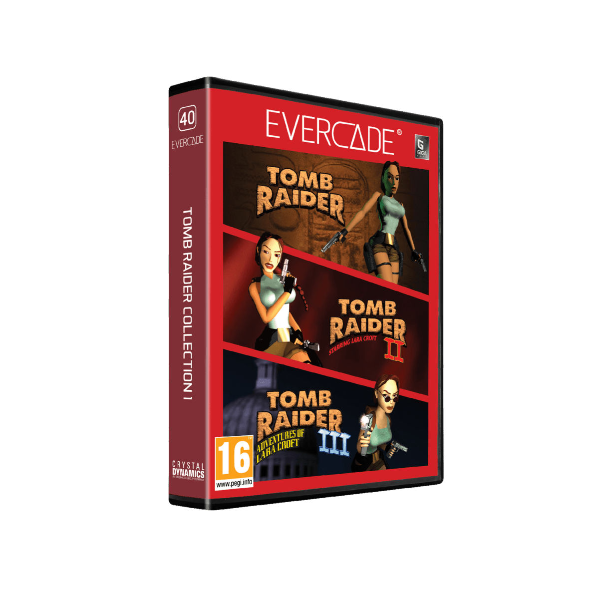 Evercade - Tomb Raider Collection 1 - Cartouche Evercade n°40 - Jeux Rétro - Evercade - Shop Just for Games