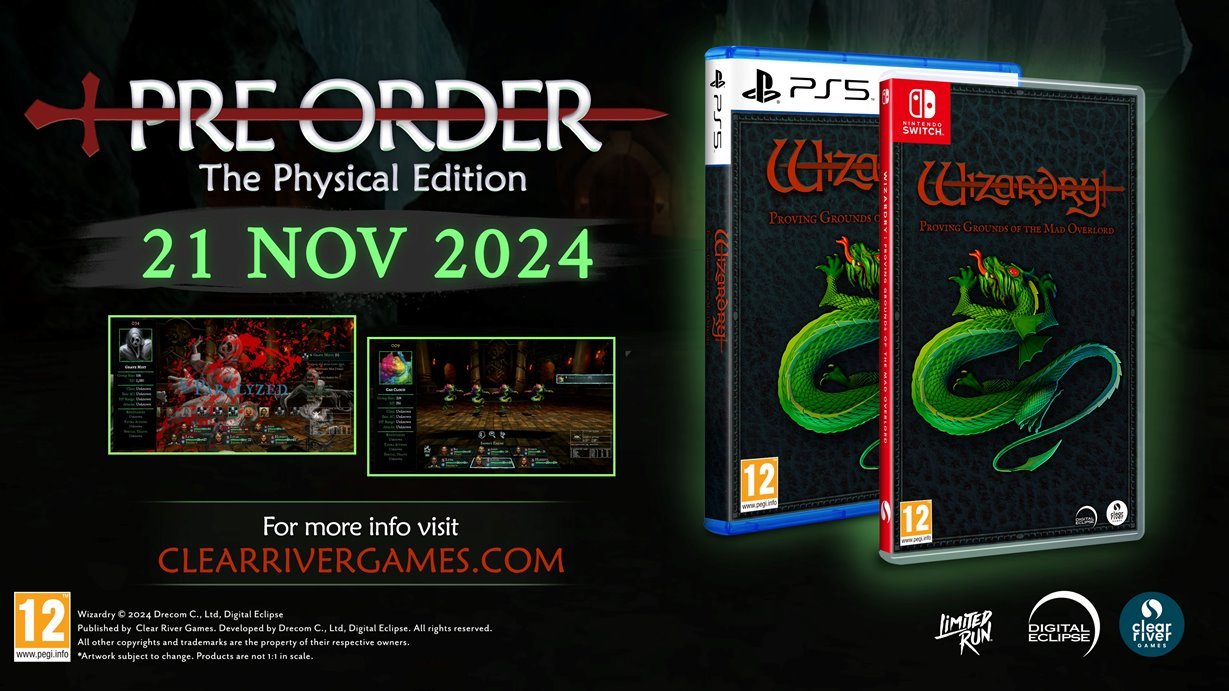 Wizardry Proving Grounds of the Mad Overlord Nintendo Switch - Jeux Vidéo Physique - Clear River Games - Shop Just for Games