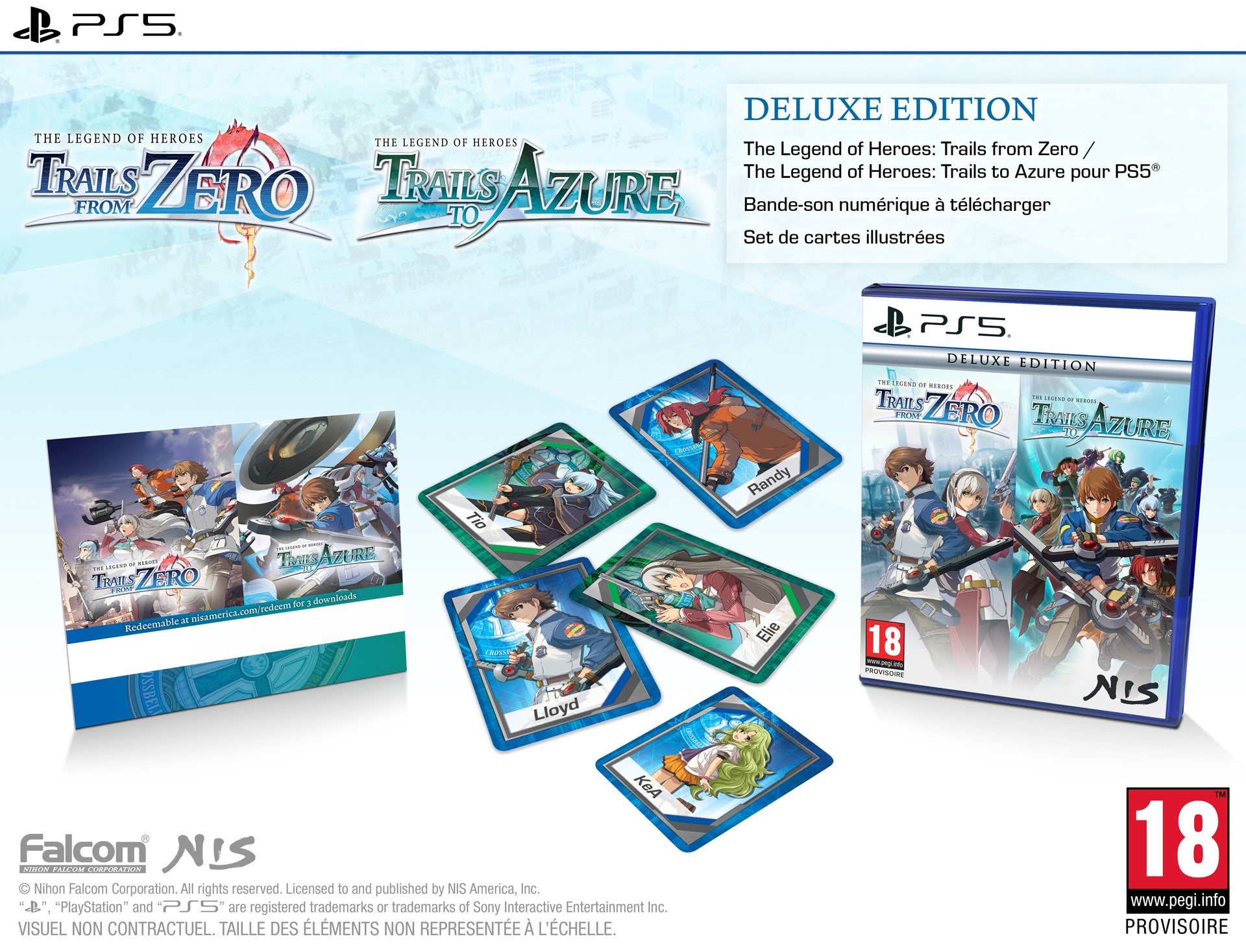 The Legends of Heroes: Trails from Zero + Trails to Azure Deluxe Edition PS5