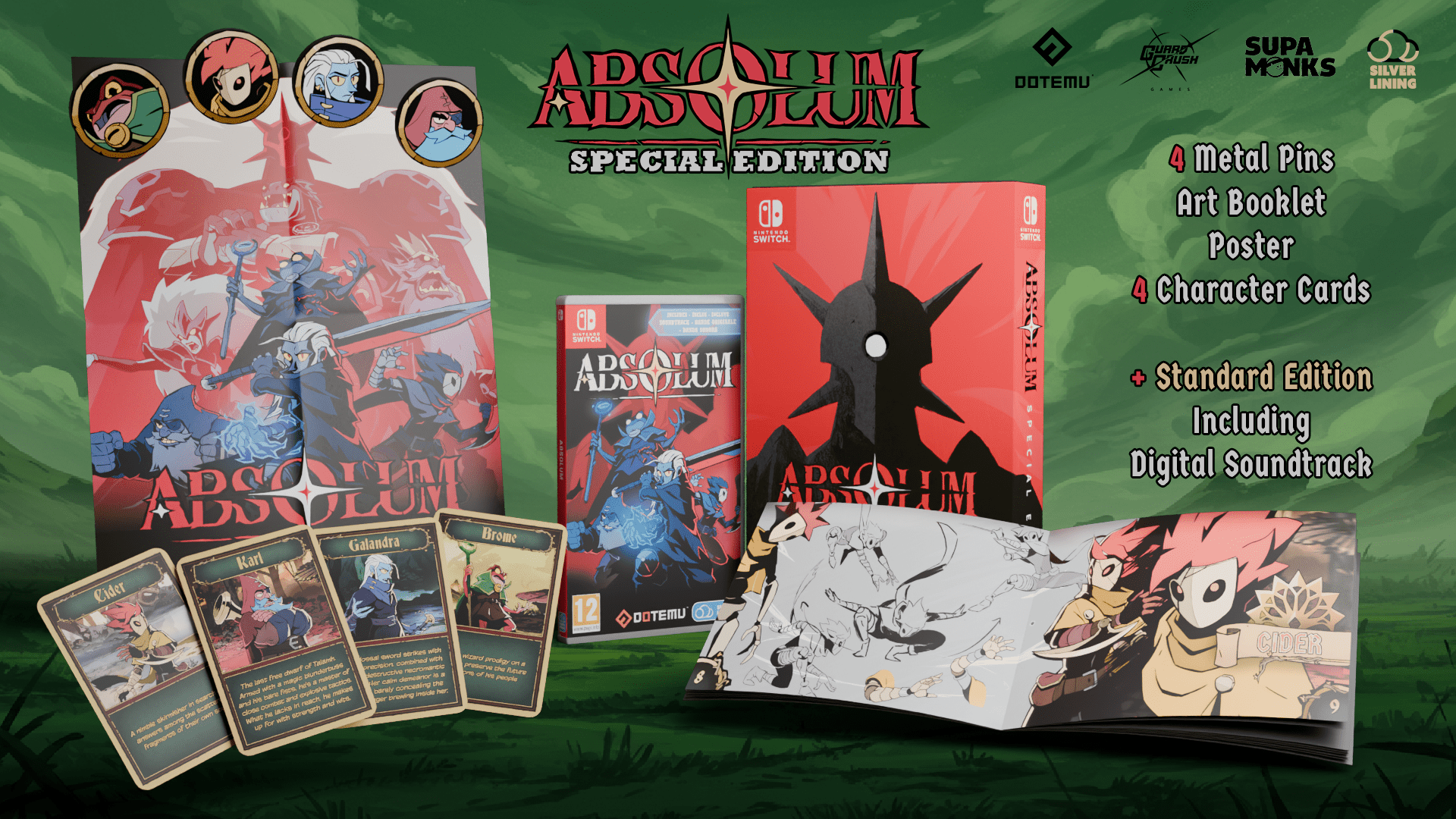 Absolum Special Edition SWITCH - Jeux Vidéo Physique - SILVER LINING - Shop Just for Games
