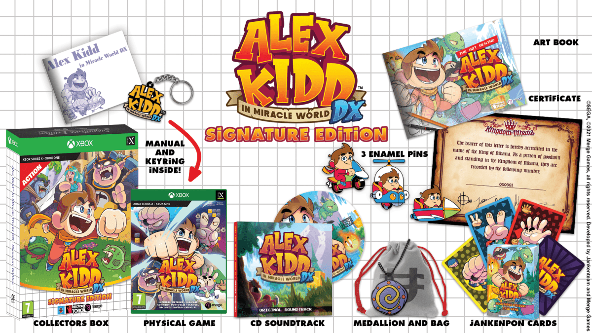 Alex Kidd in Miracle World DX Xbox Series X / Xbox One Signature Edition - Jeux Vidéo Physique - MERGE - Shop Just for Games