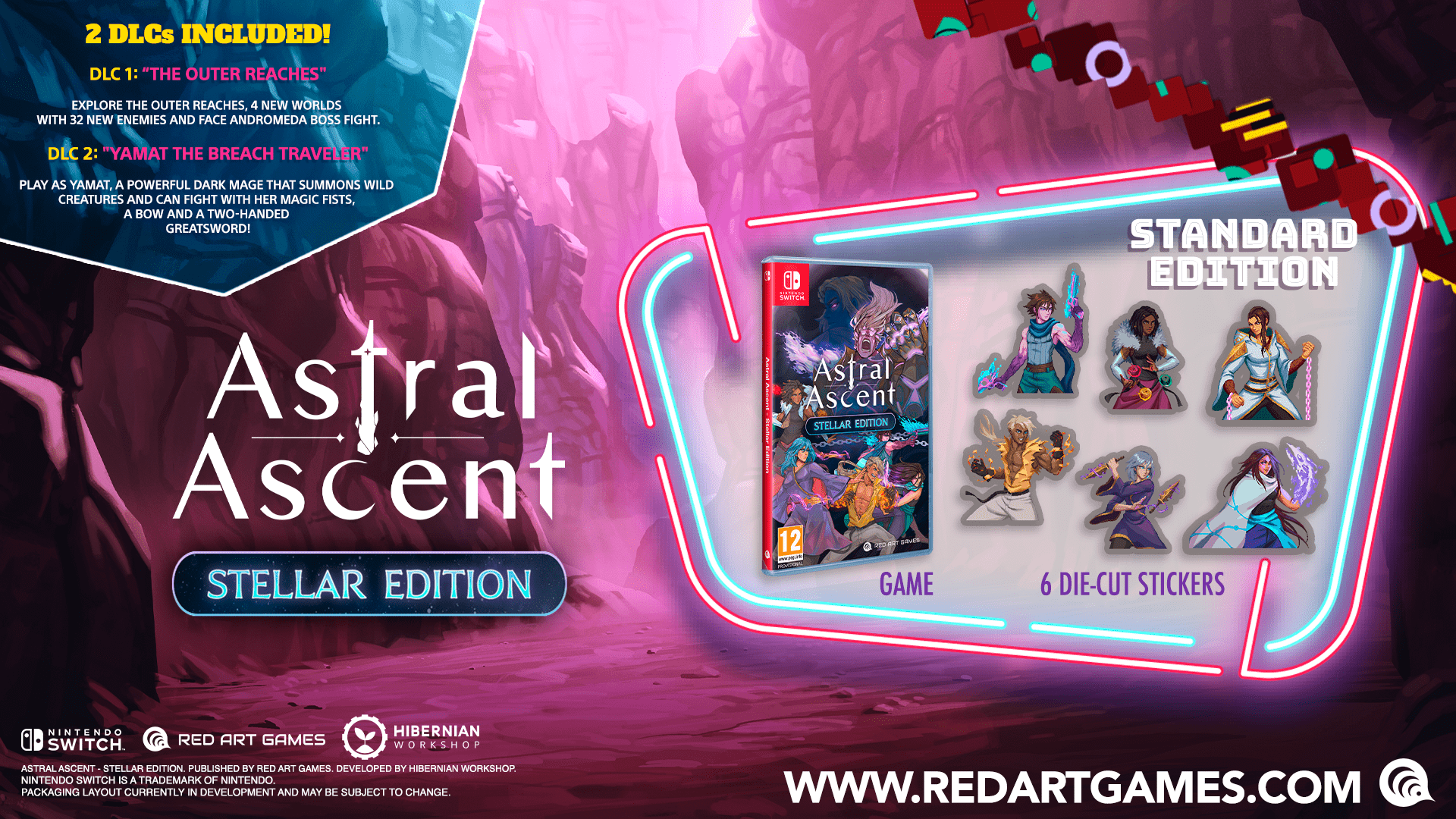 Astral Ascent Stellar Edition Nintendo Switch - Jeux Vidéo Physique - Red Art Games - Shop Just for Games