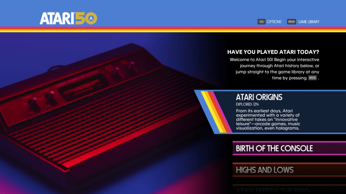 Atari 50: The Anniversary Celeb. Steelbook Ed. Nintendo SWITCH - Jeux Vidéo Physique - Atari - Shop Just for Games