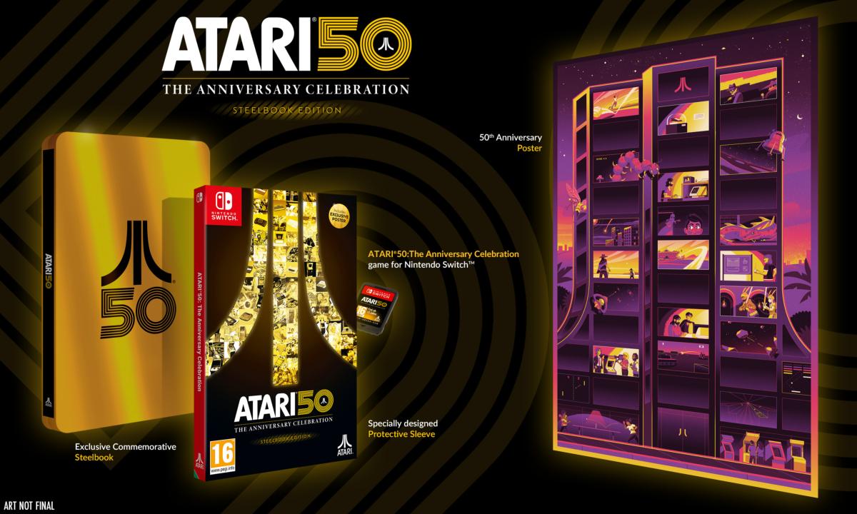 Atari 50: The Anniversary Celeb. Steelbook Ed. Nintendo SWITCH - Jeux Vidéo Physique - Atari - Shop Just for Games