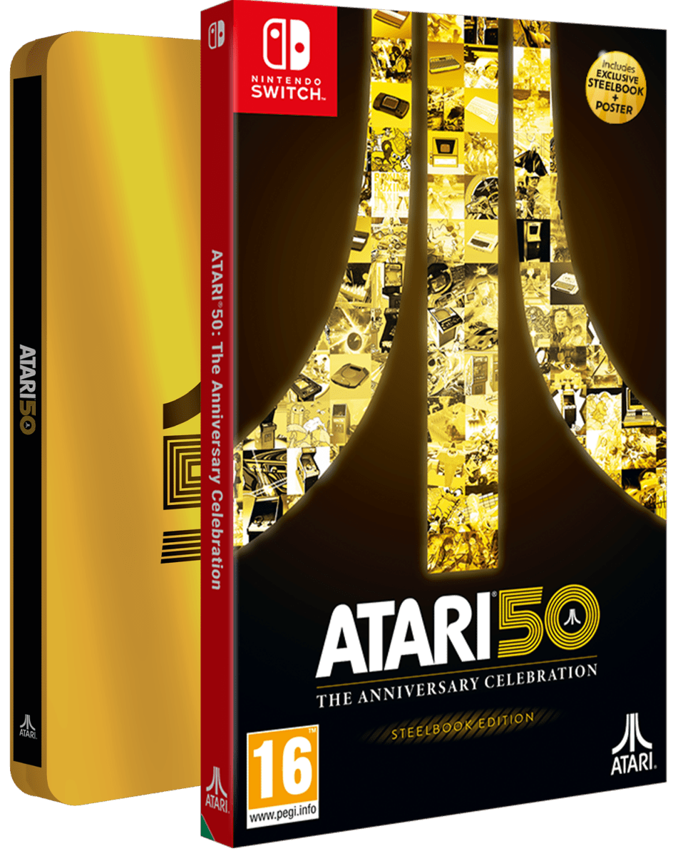 Atari 50: The Anniversary Celeb. Steelbook Ed. Nintendo SWITCH - Jeux Vidéo Physique - Atari - Shop Just for Games