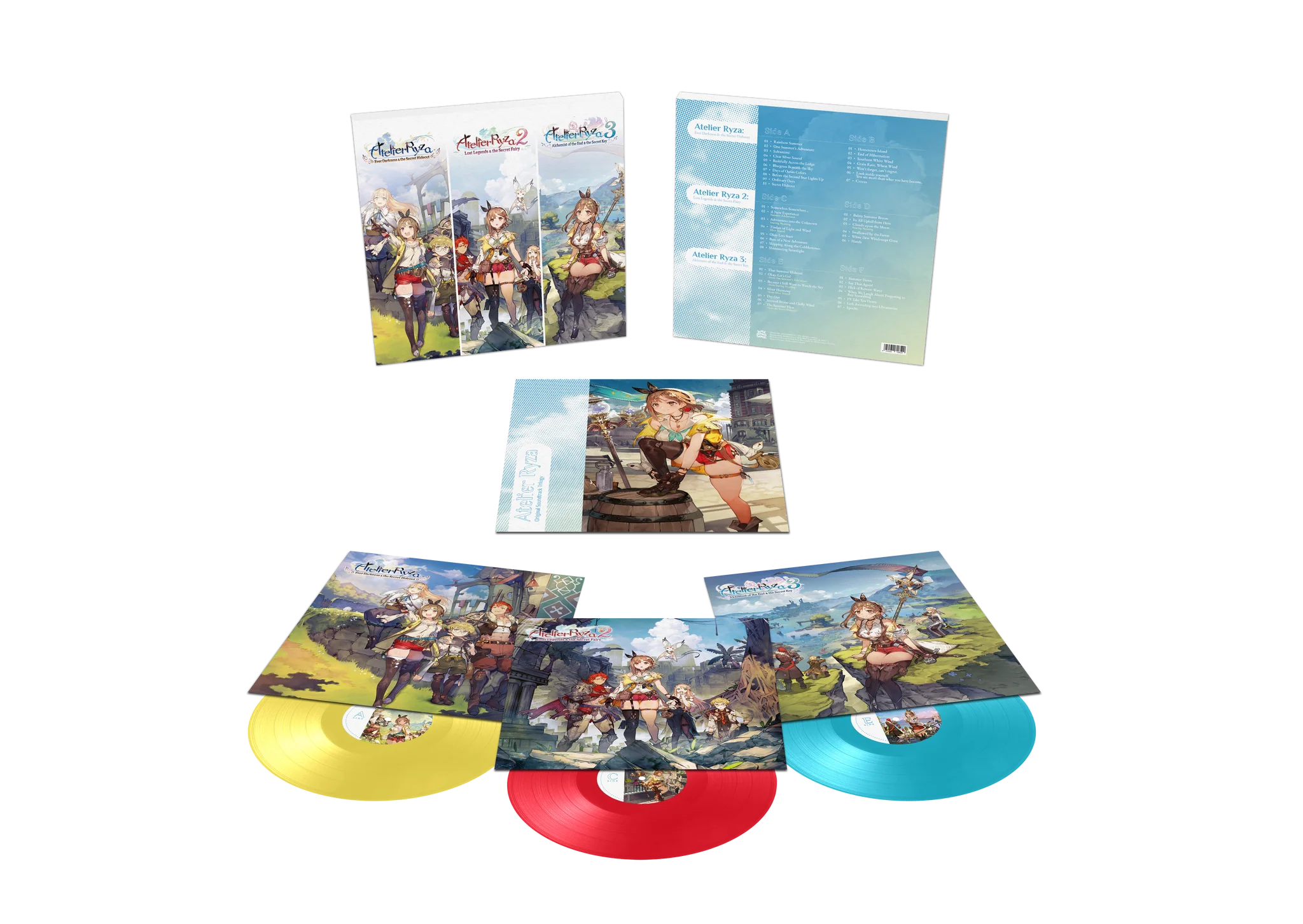 Atelier Ryza Trilogy Vinyle 3LP - Vinyles - BIGWAX - Shop Just for Games