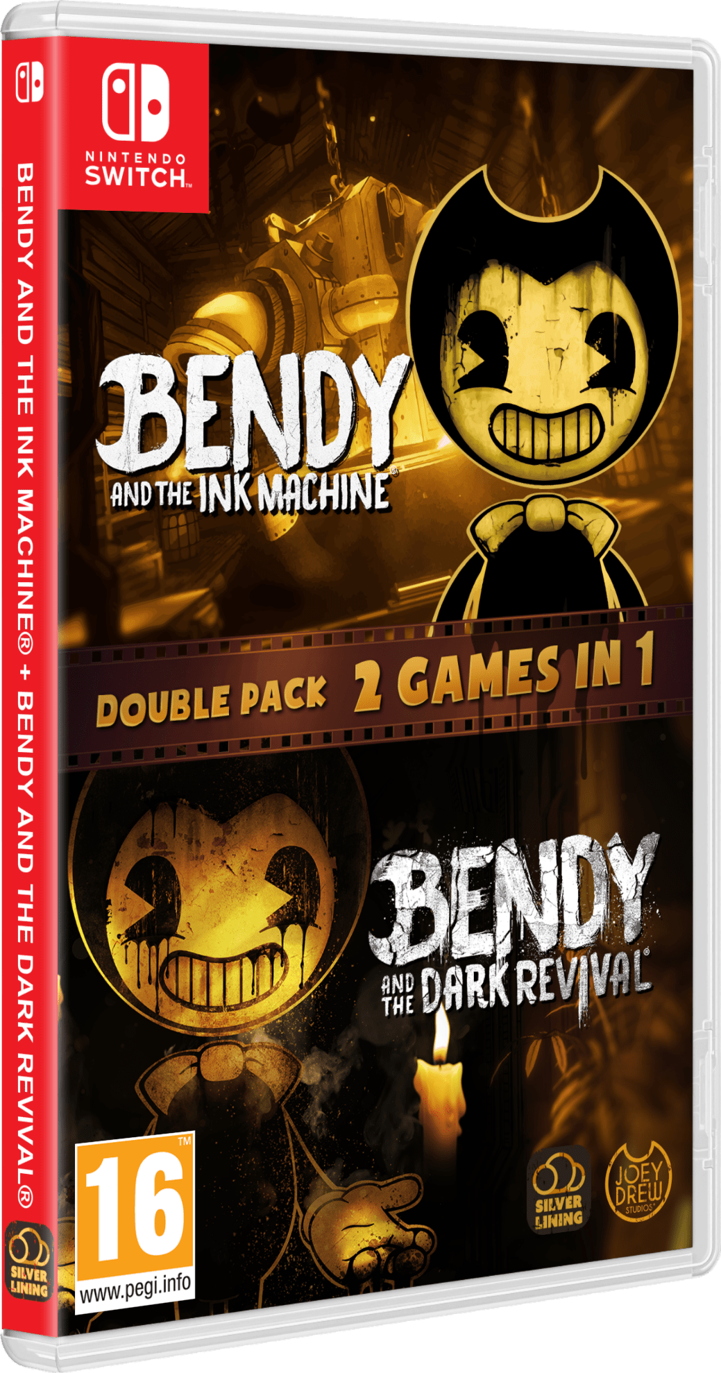 Bendy Double Pack (ink Machine + Dark Revival) Nintendo Switch - Jeux Vidéo Physique - SILVER LINING - Shop Just for Games