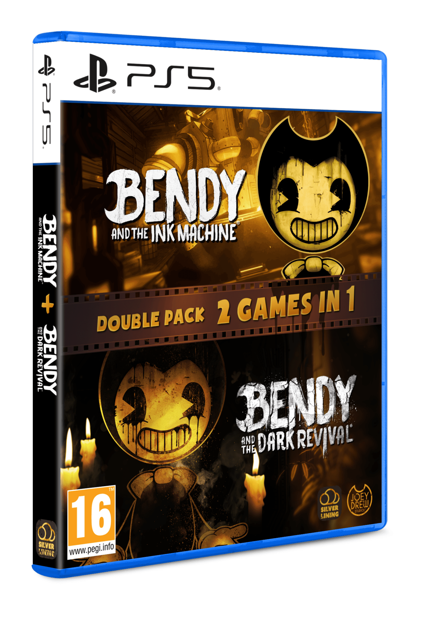 Bendy Double Pack (ink Machine + Dark Revival) PS5 - Jeux Vidéo Physique - SILVER LINING - Shop Just for Games