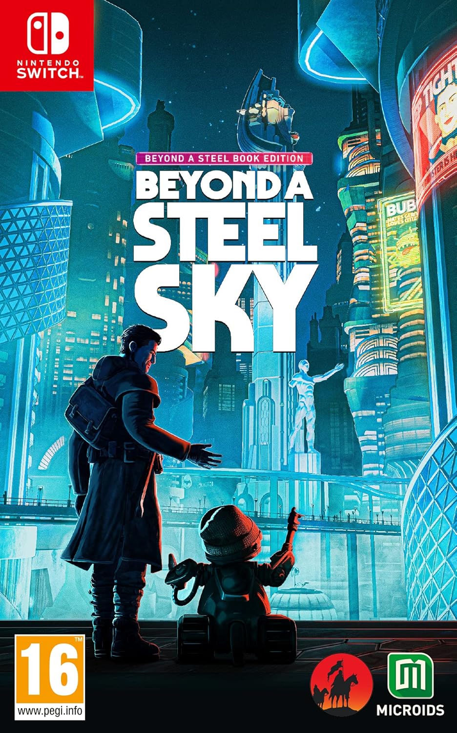 Jeu Beyond A Steel Sky - Édition Steelbook Pour Nintendo Switch - Neuf Scellé