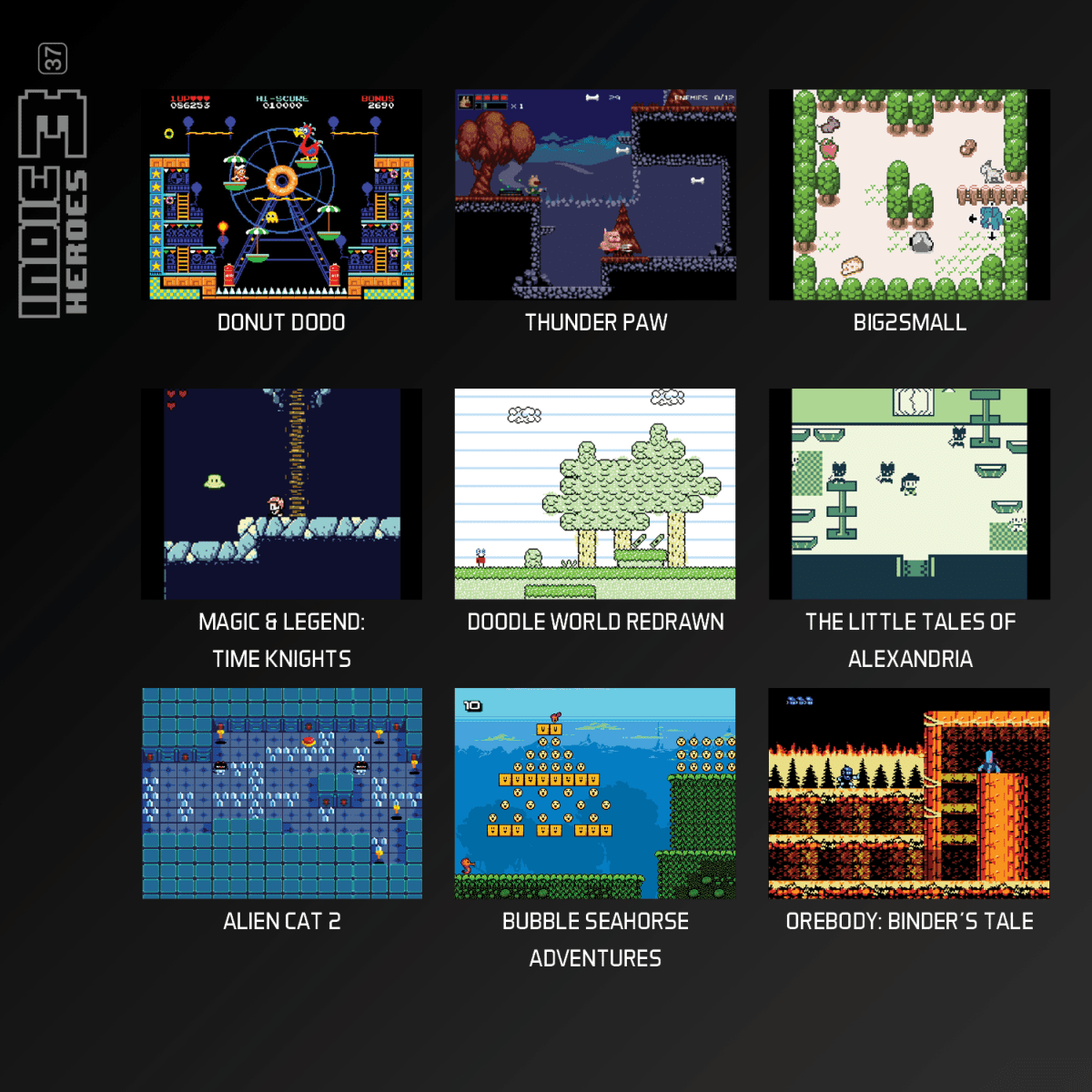 Blaze Evercade - Indie Heroes Collection 3 - Cartouche n° 37 - Jeux Rétro - Evercade - Shop Just for Games