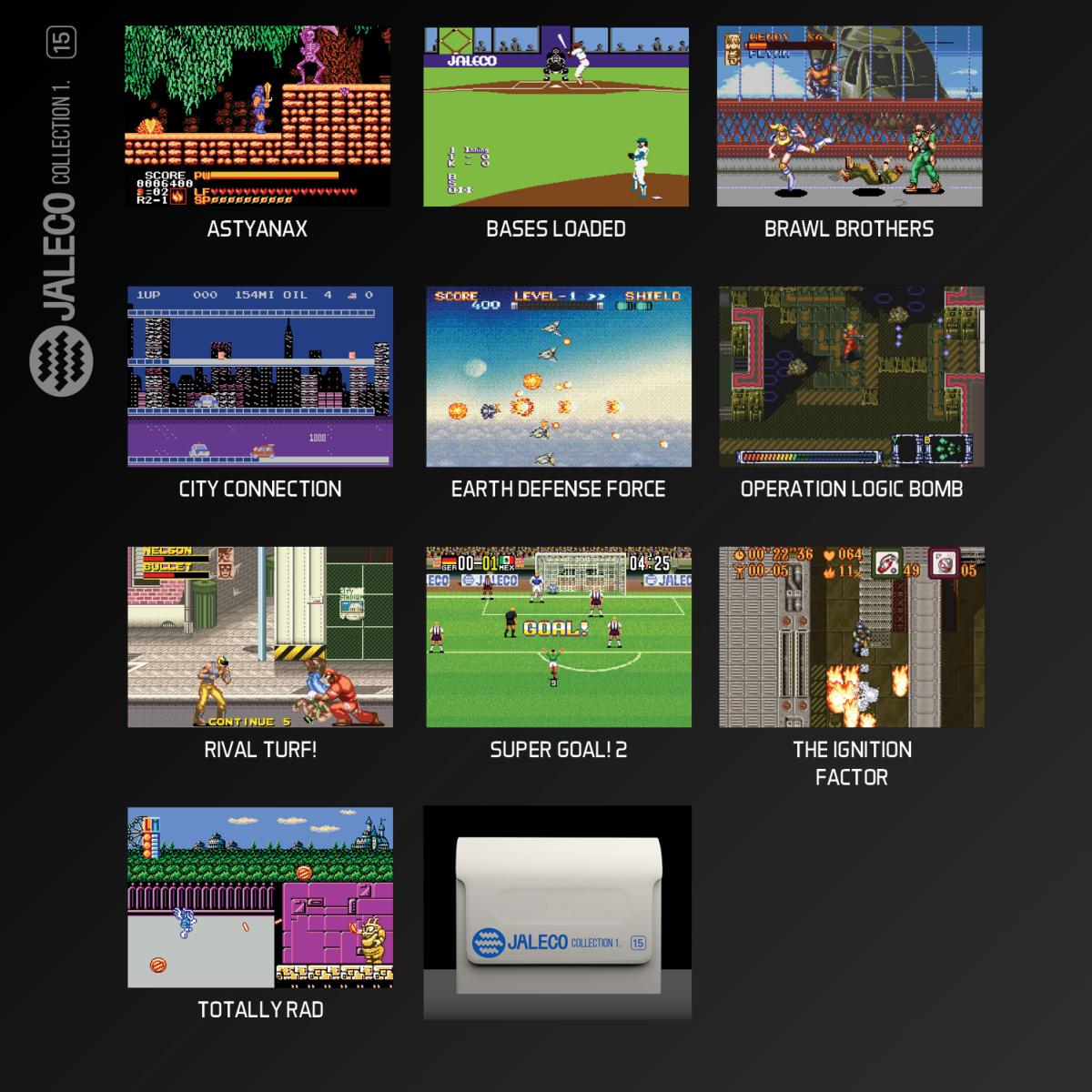 Blaze Evercade - Jaleco Collection 1 - Cartouche n° 15 - Jeux Rétro - Evercade - Shop Just for Games