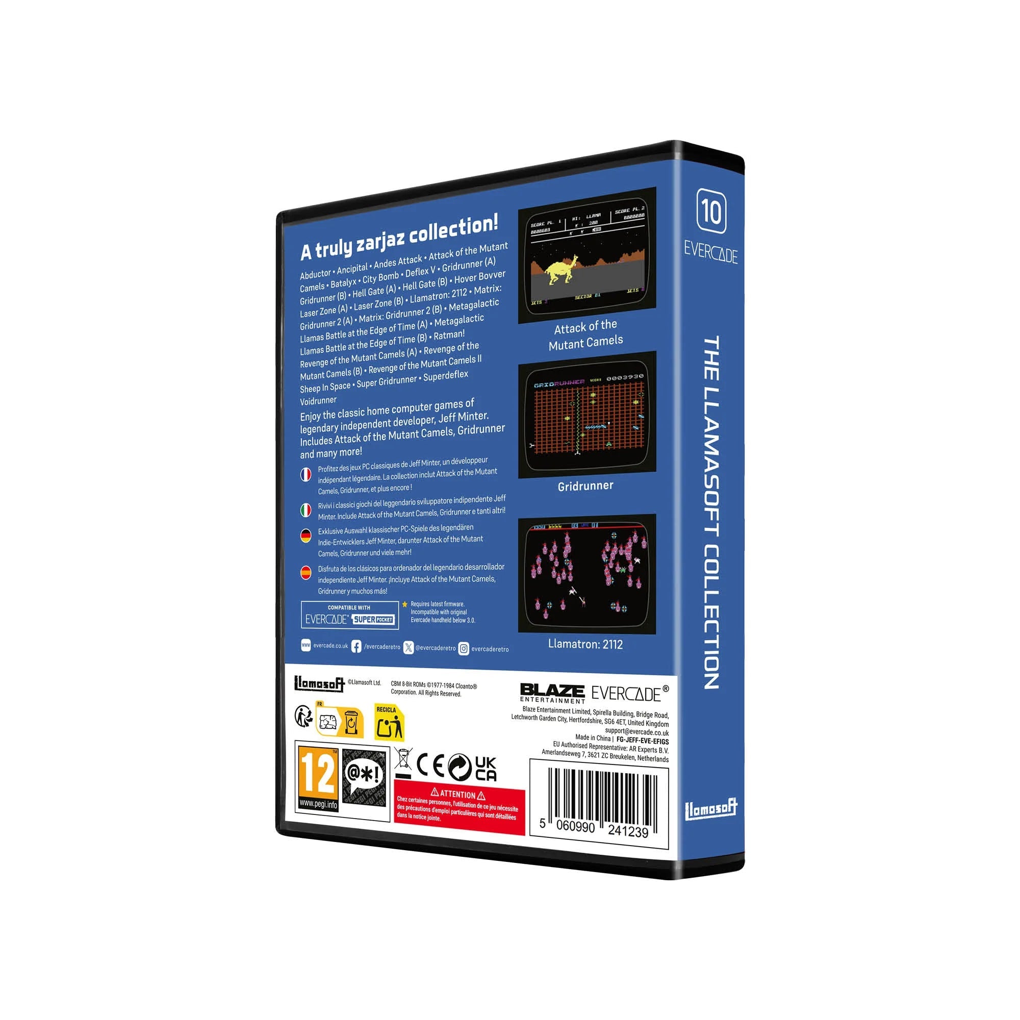 Blaze Evercade - The Llamasoft Collection - Cartouche n°10 "Home Computers" - Jeux Rétro - Evercade - Shop Just for Games