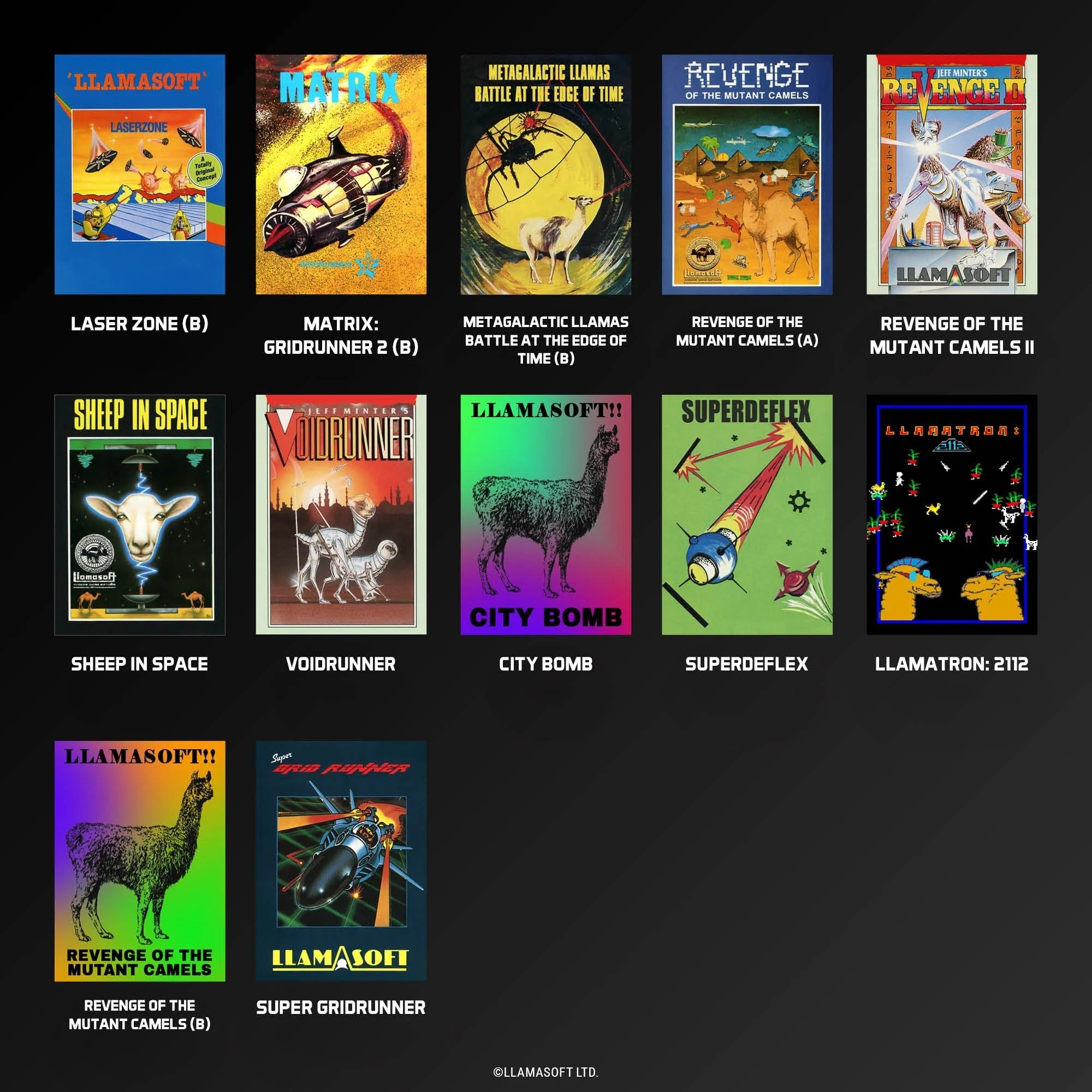 Blaze Evercade - The Llamasoft Collection - Cartouche n°10 "Home Computers" - Jeux Rétro - Evercade - Shop Just for Games