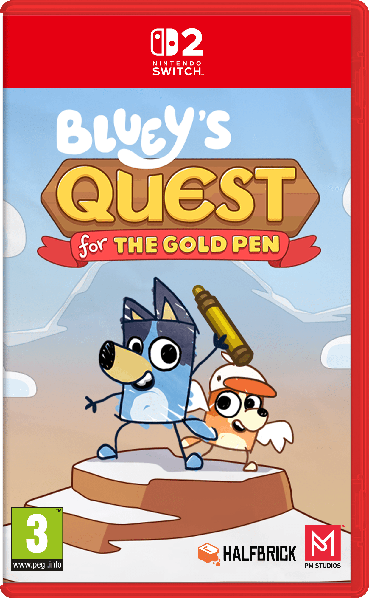 Bluey's Quest for the Gold Pen Switch 2 - Jeux Vidéo Physique - UIE - Shop Just for Games