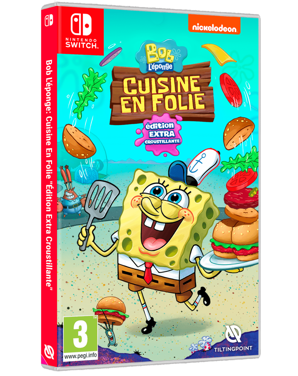 Bob l'éponge : Cuisine en Folie - Extra Croustillante Edition Nintendo SWITCH - Jeux Vidéo Physique - Tilting Point - Shop Just for Games