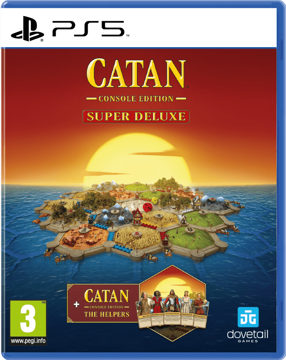 CATAN Super Deluxe Edition PS5 - Jeux Vidéo Physique - DOVETAIL Games - Shop Just for Games