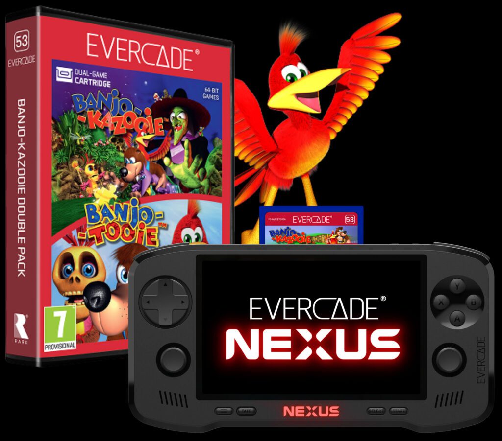 Console Portable Evercade NEXUS Banjo Kazooie Bundle - Console portable - Evercade - Shop Just for Games