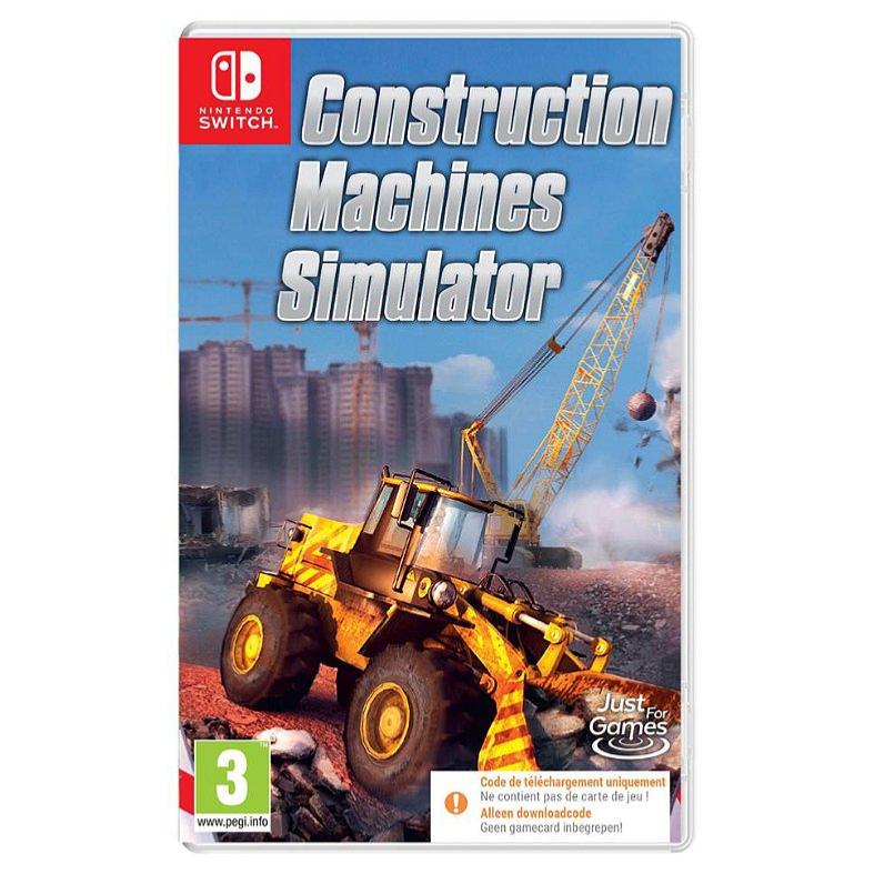 Construction Machines Simulator Nintendo SWITCH (Code de téléchargement) - Jeux Vidéo Code de Téléchargement - Just For Games - Shop Just for Games