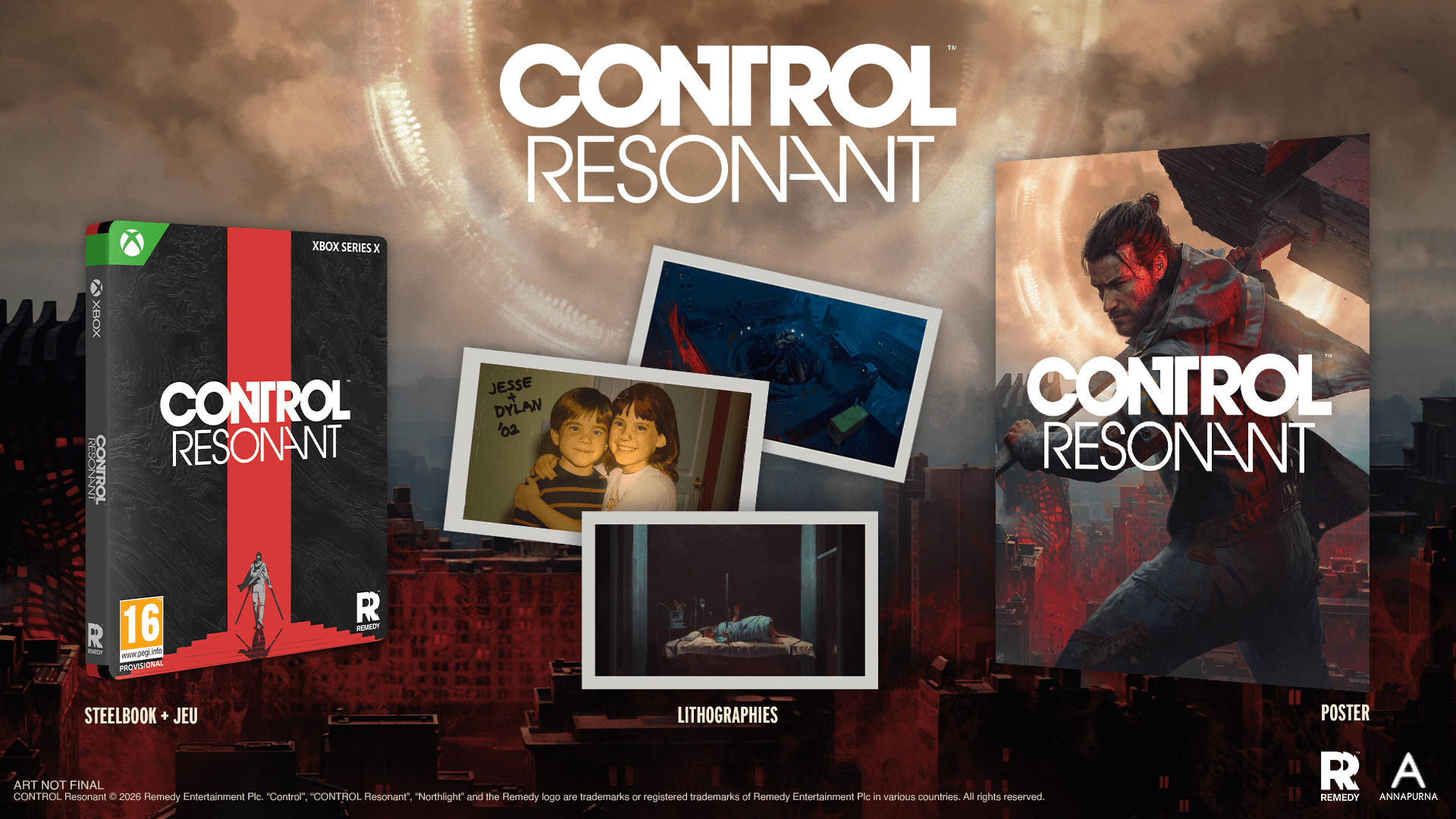 Control Resonant Steelbook Edition Xbox Series X - Jeux Vidéo Physique - UIE - Shop Just for Games