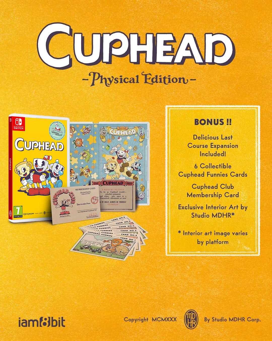 Cuphead Nintendo Switch - Jeux Vidéo Physique - UIE - Shop Just for Games