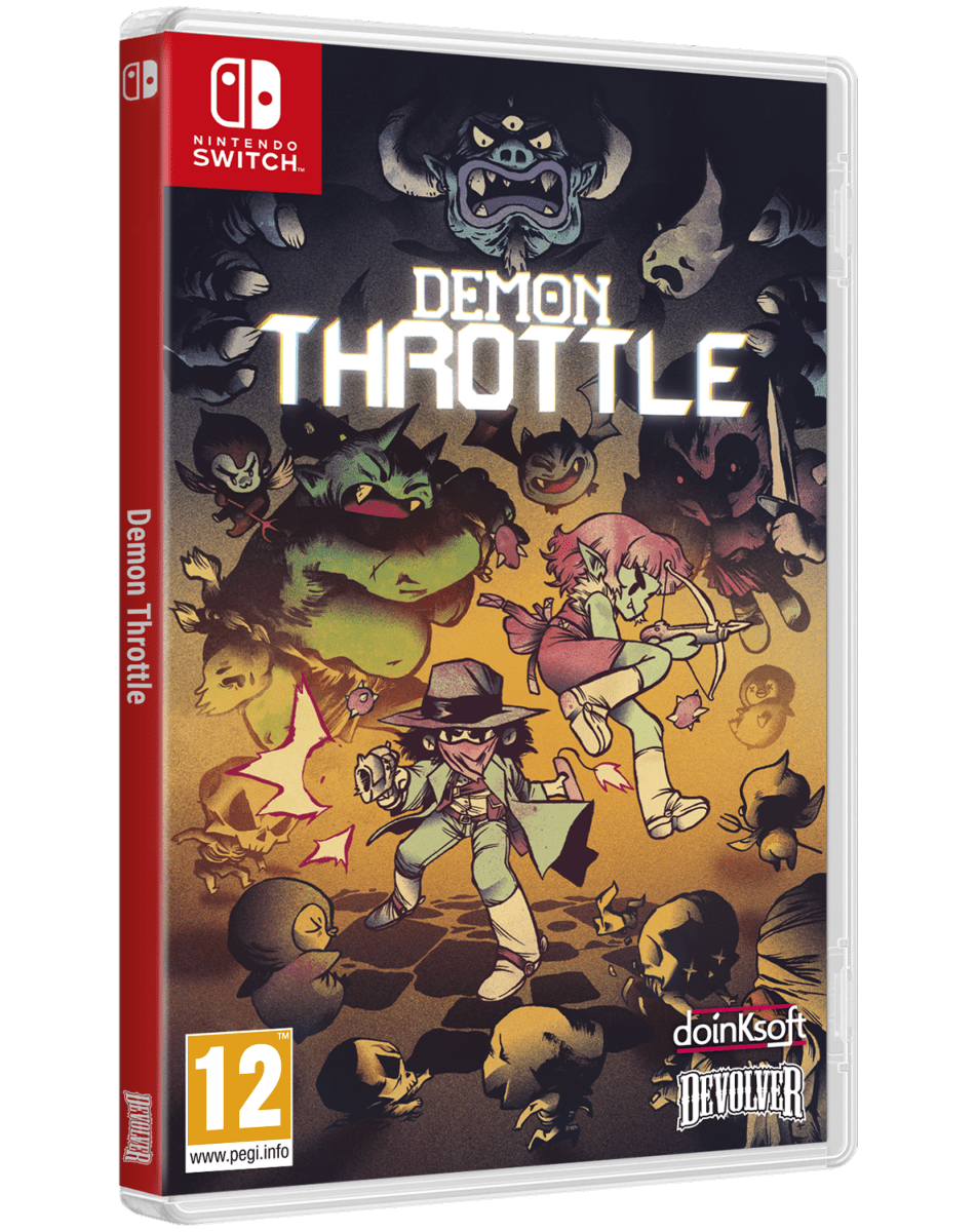 Demon Throttle Nintendo SWITCH - Jeux Vidéo Physique - Devolver Digital - Shop Just for Games