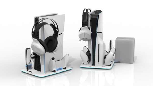 DLX LED Stand Slim - PS5 - Accessoires - MAXX TECH - Shop Just for Games