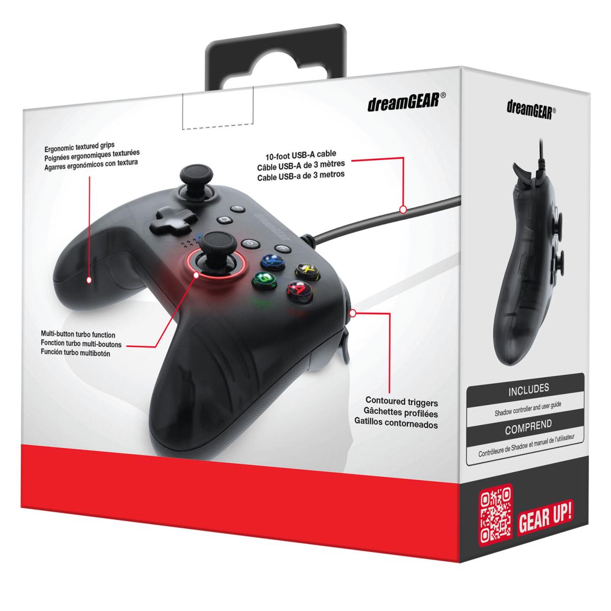 DreamGear Shadow Wired Controller - Manettes - DREAMGEAR - Shop Just for Games
