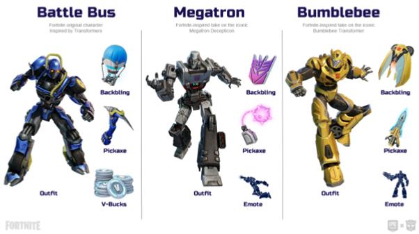 Fortnite Pack Transformers Xbox Series X/S / Xbox One - 1000 V - Bucks inclus ! - Jeux Vidéo Code de Téléchargement - Epic Games - Shop Just for Games