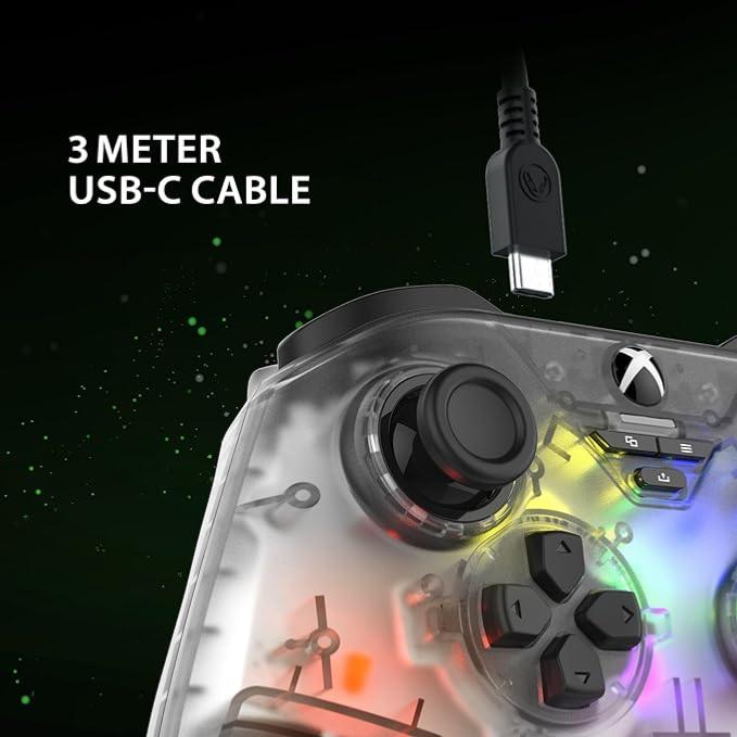 GamePad RGB Transparent XBOX - Snakebyte - Manettes - Snakebyte - Shop Just for Games