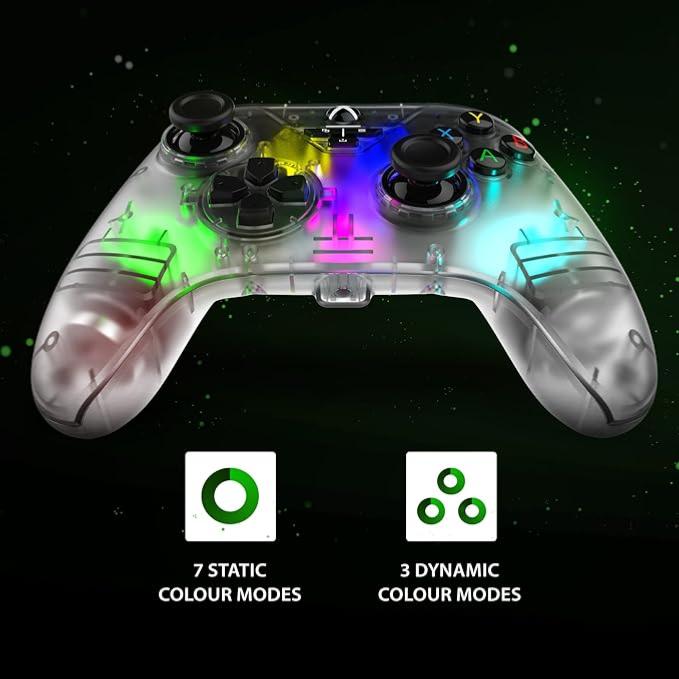 GamePad RGB Transparent XBOX - Snakebyte - Manettes - Snakebyte - Shop Just for Games