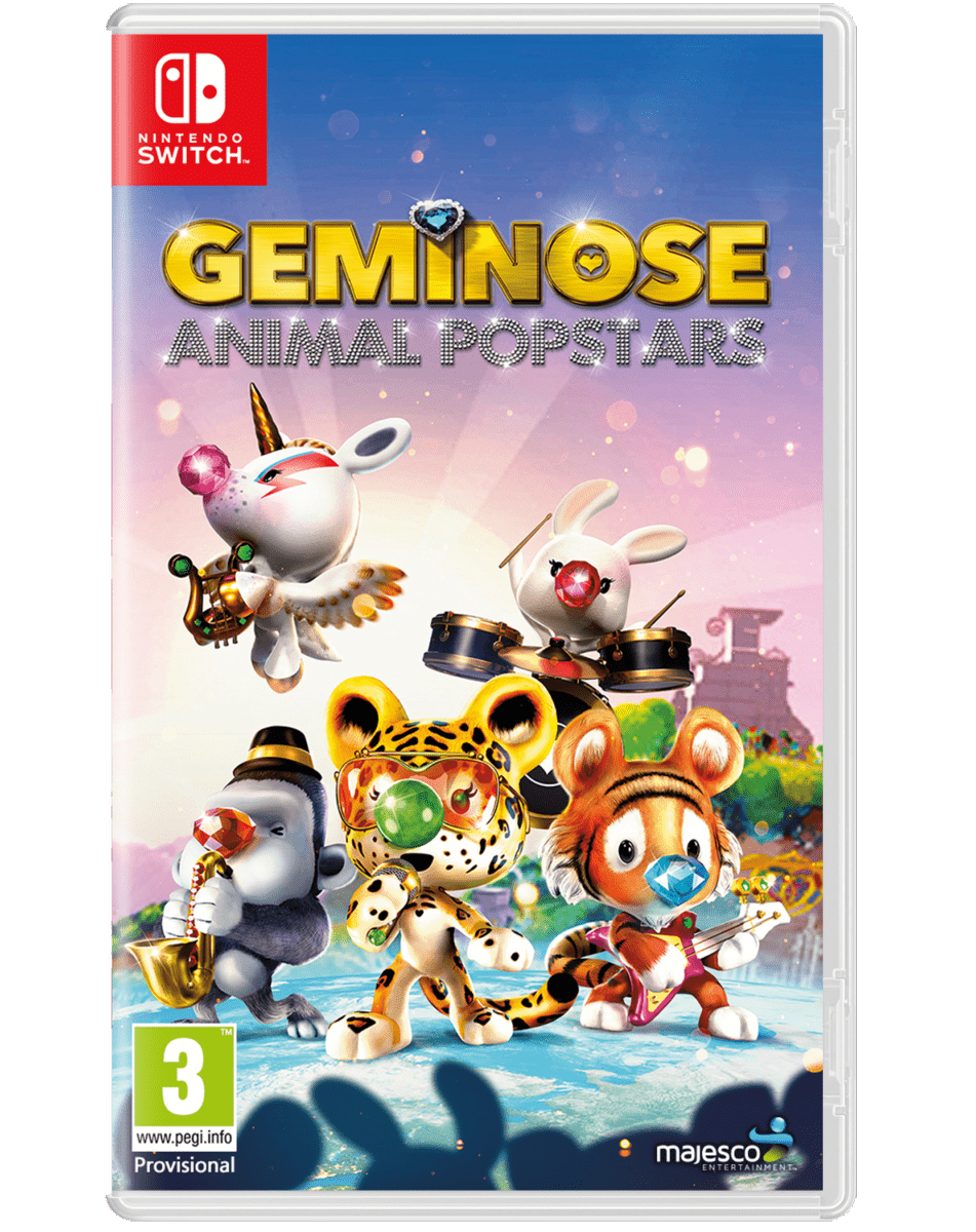 Geminose Animal Popstars Nintendo Switch - Jeux Vidéo Physique - Majesco Entertainment - Shop Just for Games