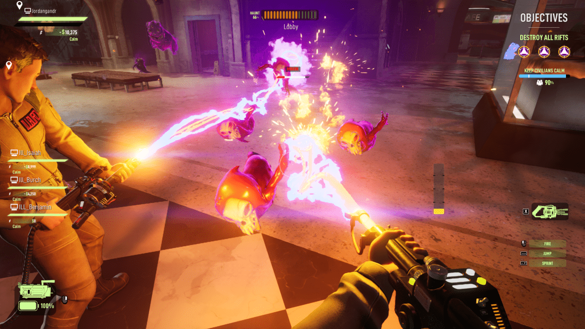 Ghostbusters: Spirits Unleashed PS4 - Jeux Vidéo Physique - IllFonic - Shop Just for Games