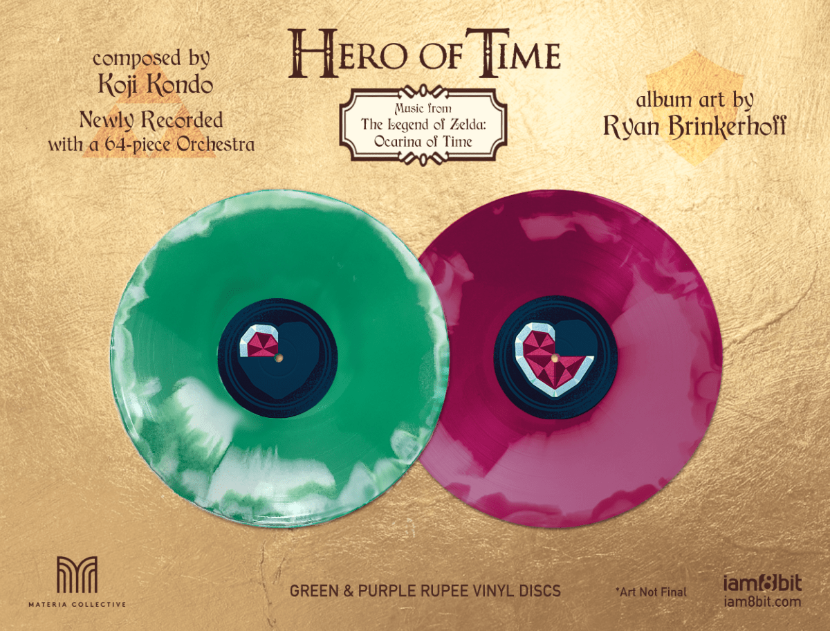 Hero Of Time : Music From The Legend Of Zelda : Ocarina Of Time Soundtrack - Vinyles - iam8bit - Shop Just for Games