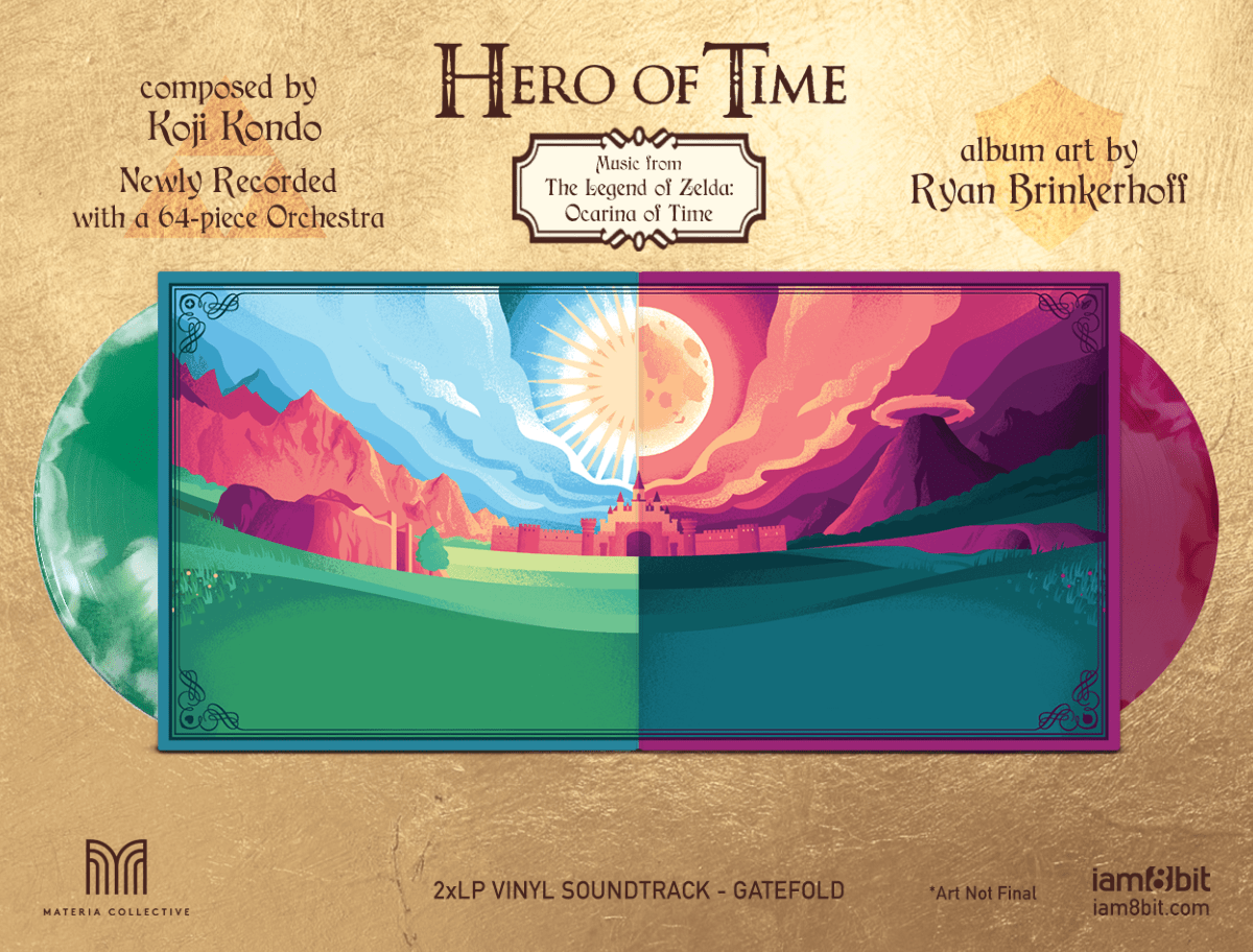 Hero Of Time : Music From The Legend Of Zelda : Ocarina Of Time Soundtrack - Vinyles - iam8bit - Shop Just for Games