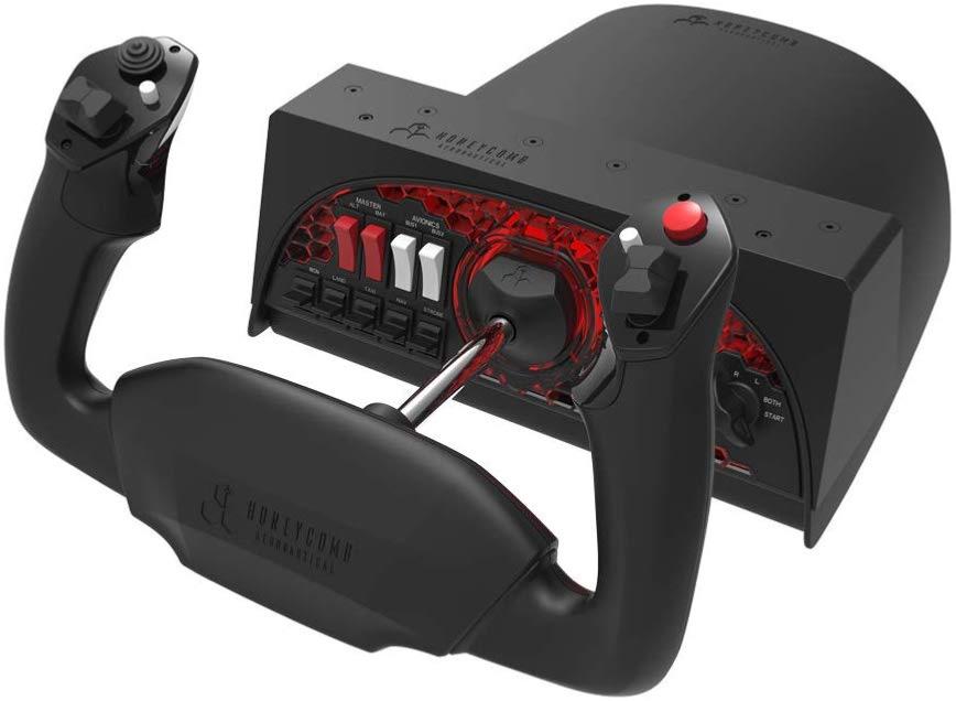 Honeycomb Aeronautical Alpha Flight Controls Yoke & Switch Panel - Simulation - Aerosoft - Shop Just for Games