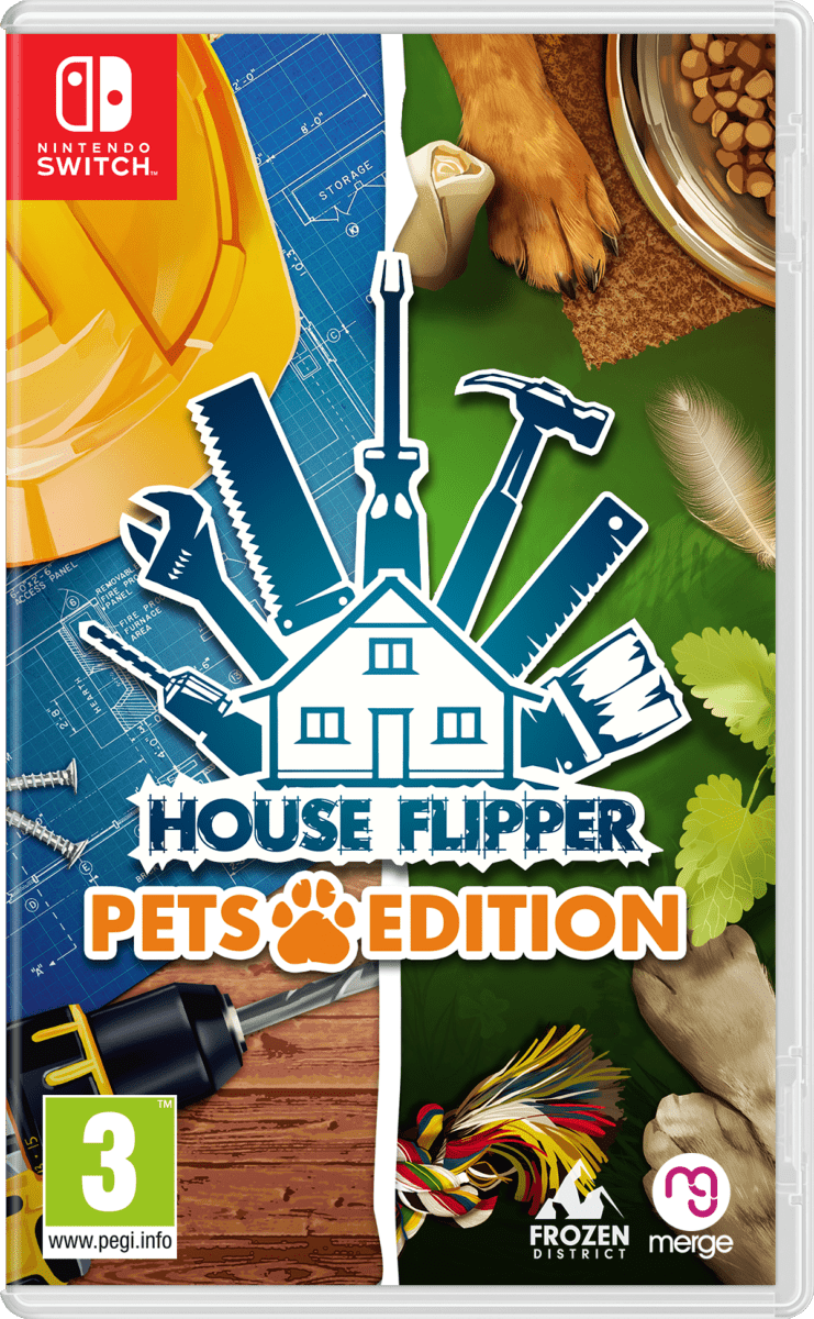 House Flipper Pets Edition Nintendo SWITCH - Jeux Vidéo Physique - MERGE - Shop Just for Games