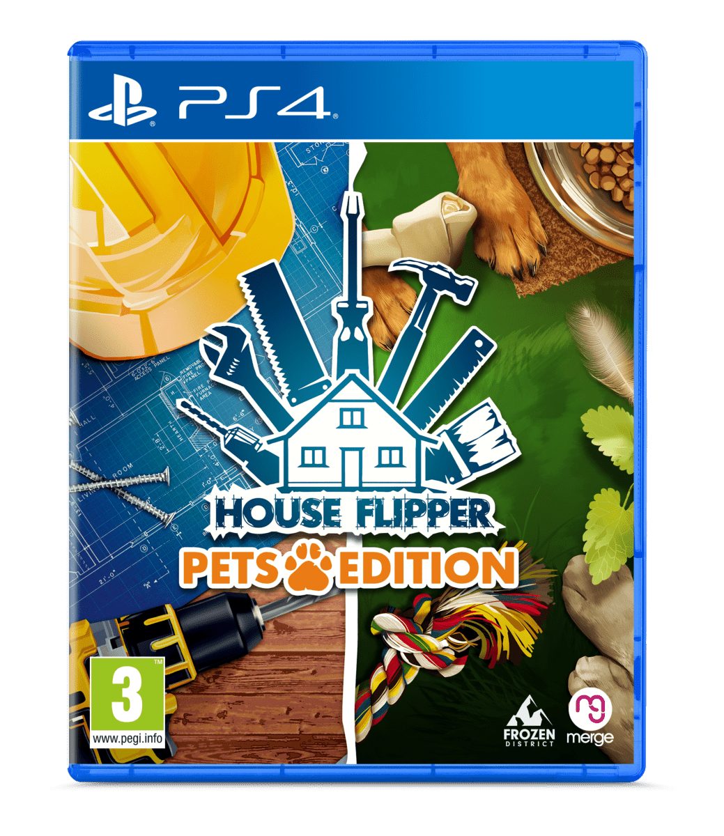 House Flipper Pets Edition PS4 - Jeux Vidéo Physique - MERGE - Shop Just for Games