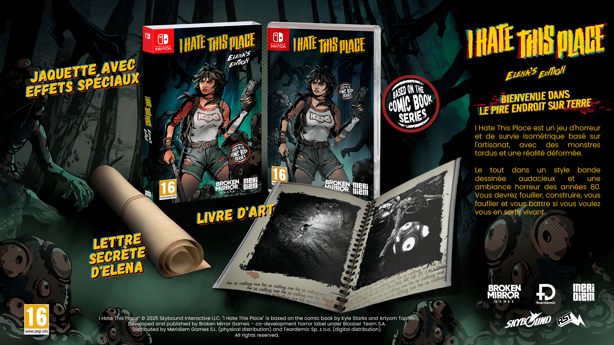 I Hate This Place Elena's Edition SWITCH - Jeux Vidéo Physique - Meridiem - Shop Just for Games