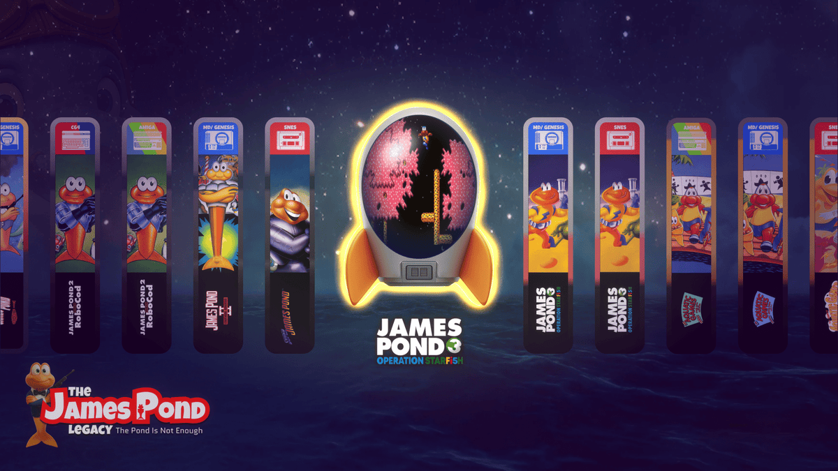James Pond Legacy The Pond is Not Enough Switch 2 - Jeux Vidéo Physique - SYSTEM 3 - Shop Just for Games