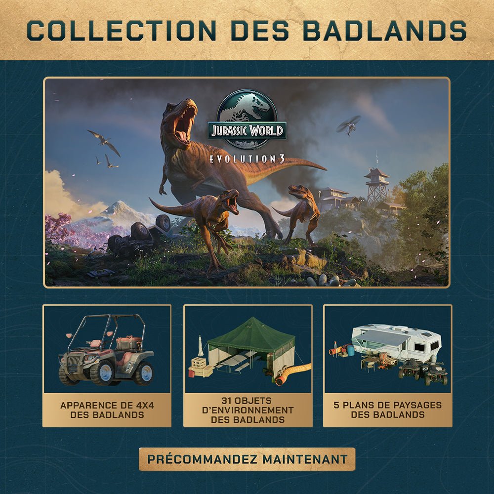 Jurassic World Evolution 3 Xbox Series X - Jeux Vidéo Physique - Fireshine - Shop Just for Games