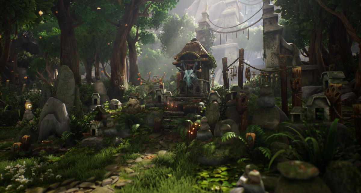 Kena Bridge of Spirits Deluxe Edition PS4 - Jeux Vidéo Physique - Ember Lab - Shop Just for Games