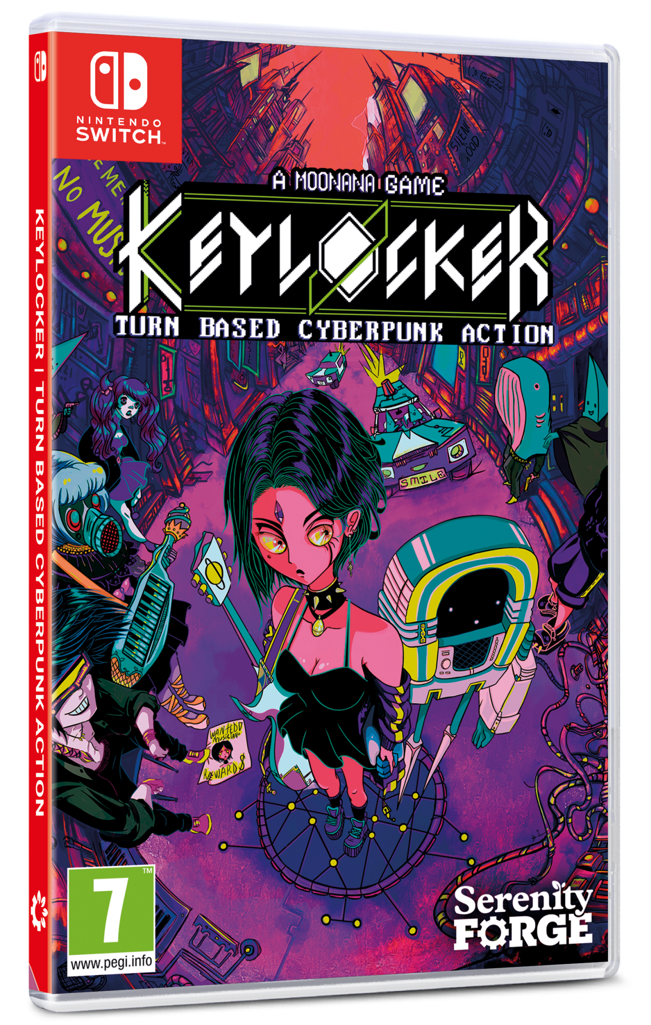 Keylocker Turn Based Cyberpunk Action Nintendo Switch - Jeux Vidéo Physique - TESURA - Shop Just for Games